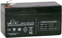 DJW12-1.3, Аккумулятор свинцовый 12В-1.3Ач 97x44x53