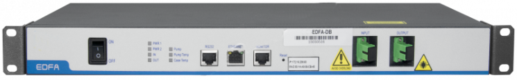 EDFA предусилитель (pre-amplifier) C-диапазона с переменным коэффициентом усиления и выходной мощностью