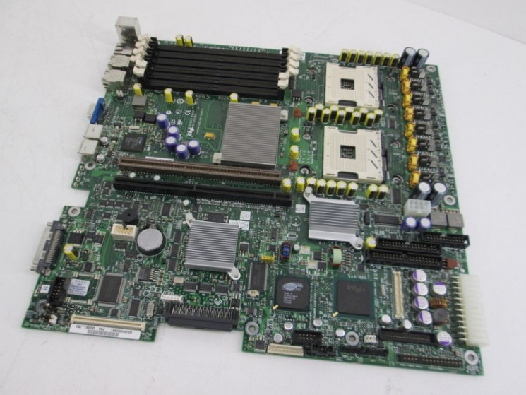 Материнская плата Intel C53661-750 iE7520 Dual s604 6DDRII 2SATA UW320SCSI U100 2xGbLAN SVGA E-ATX 1U 800Mhz-C53661-750(NEW)