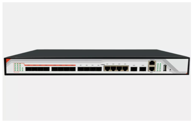 OLT C-DATA FD1608S с 8 портами GPON (SFP), 4 GE комбо-порта, 2 SFP+ порта, 2 БП АC