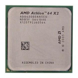 Процессор AMD AMN4200IAT5CU Athlon 64 X2 4200+ Mobile 2200Mhz (2x1024/1000/1,2v) 62W DC sAM2-AMN4200IAT5CU(NEW)