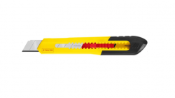 Нож STAYER из АБС пластика QUICK-18, сегмент. лезвия 18 мм