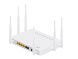 Абонентский терминал ZTE ONT GPON, 4 порта 10/100/1000Base-T, 2 порта POTS, 2,4/5ghz WiFi, USB
