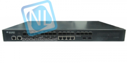 OLT BDCOM 3616 с 16 портами GEPON (SFP), 4 комбо-портами, 4хSFP, 2xSFP+, 2 БП АC