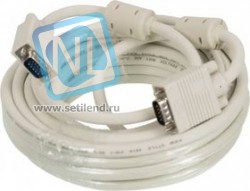 Кабель SVGA NINGBO CAB016S-10m, VGA (m) - VGA (m), ферритовый фильтр , 10м, блистер [cab016s-10m-br]