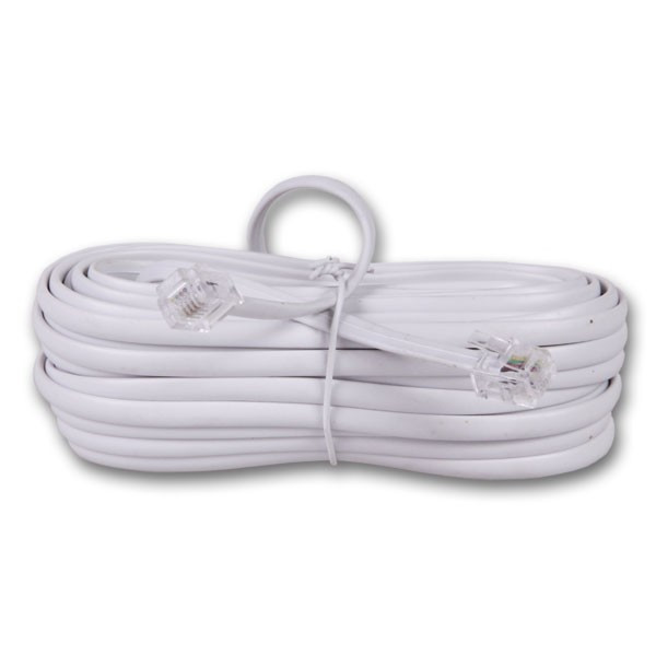 PL1210, Телефонный удлинитель, 15м, белый