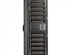 Дисковая система хранения HP AD521A EVA8000 2C6D 50Hz 42U Cabinet. A 4U controller assembly with two HSV210 controllers, six M5314A 3U dual-redundant FC Loop 14-bay disk enclosures, and four 12-port FC loop switches in a 42U Storage Cabinet. It can be Fac