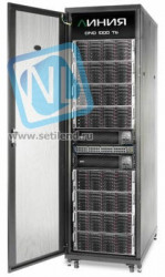 Комплексная система хранения данных Линия DND 1000 Tb. 8 SAN 24 x SAS, 2 ИБП 2700 Вт, 42U, Cisco Catalyst 2960-X (48 x 1 Gb) и SFP+ (2 x 10 Gb)
