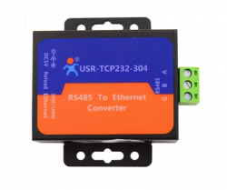 Конвертер интерфейсов TCP232-304, металл корпус, блок питания