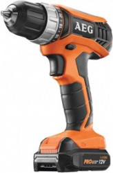 Дрель аккумуляторная AEG 451090(BS12G3LI-152C) 12В. 2х1.5Ач ProLi-ion. БЗП-10мм. 0-1500об\м. 32Нм