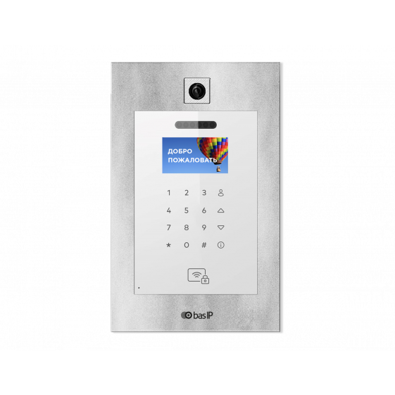 Вызывная панель IP-домофона BAS-IP AA-11BV Silver гибрид