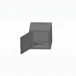 Антивандальный шкаф серии Great, 12U, 588х577х500, IP20, RAL7035