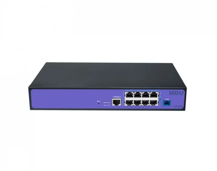 Абонентский терминал ONU GPON, 8x1G , PoE, совместим с BDCOM