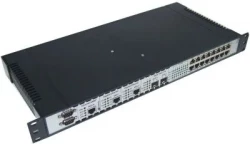 Мультиплексор оптический 4x E1 + 2x Gigabit Ethernet 1000BASE-T, без SFP трансиверов