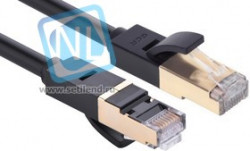 GCR-LNCG626-1.0m, Патч-корд PROF прямой 1.0m, FTP медь кат.6, позолоч. контакты и коннектор, 24 AWG, Deluxe ethernet