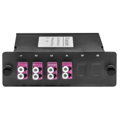 Кассета распределительная MPO/UPC на 8 LC/UPC портов, MM (OM4)