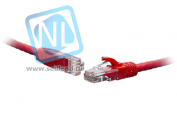 Коммутационный шнур F/UTP 4-х парный cat.5e 0.3м PVC standart красный
