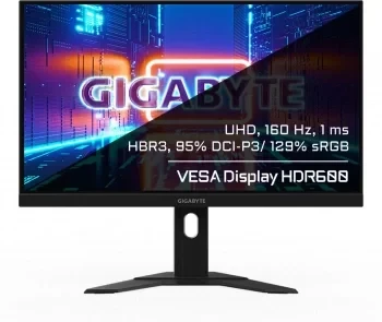 Монитор Gigabyte 27" M27U черный IPS LED 1ms 16:9 HDMI M/M матовая HAS 400cd 178гр/178гр 3840x2160 1