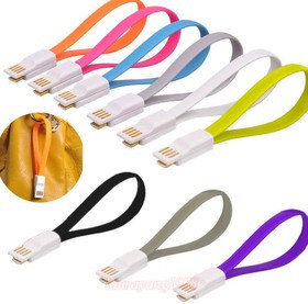 PL1320(PL1321, PL1322,PL1323, PL1324,PL1325,PL1326), Кабель USB2.0 A вилка - Micro USB, "браслет", цветной, 0.25м