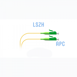 Шнур монтажный оптический LC/APC SM 3м.