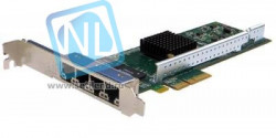 Сетевая карта 4 порта 10/100/1000Base-T (RJ45, Intel i350AM4), Silicom PE2G4i35L