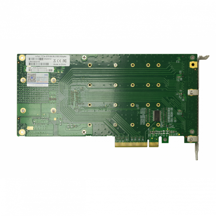 Переходной адаптер PCIe x8 3.0 на 4xM.2 NVMe
