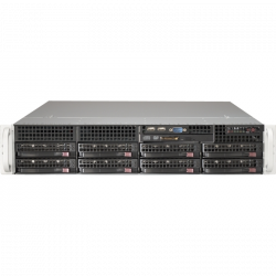 Платформа Supermicro 2U SYS-6029P-TRT, Два процессора Intel Xeon Scalable, DDR4, 8x3,5" HDD SATA, 2x10GBase-T
