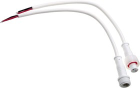 11-9320, кабель.соед,2pin, герм.(IP67),2х0.35 кв.мм,300В,L=0.40м,бел.