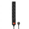 Сетевой фильтр"Energenie" SPG5-C-5 1.5м 16А черный
