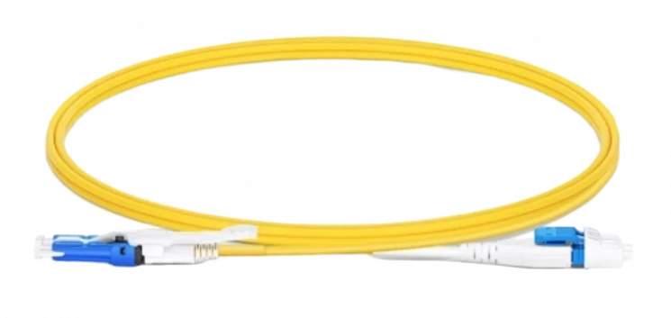 Патчкорд оптический CS/UPC-LC/UPC SM Duplex 1 метр 2мм