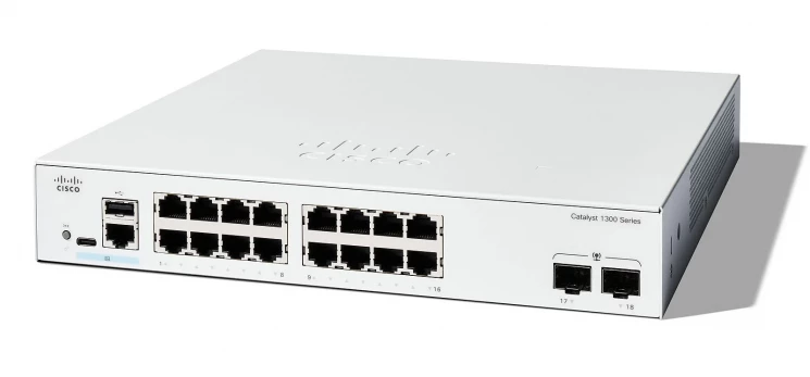 Коммутатор Cisco Catalyst C1300-16T-2G