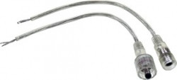 11-9322 ПРОЗРАЧНЫЙ, 11-9322, кабель.соед,2pin, герм.(IP67),2х0.35 кв.мм,300В,L=0.16м,прозр