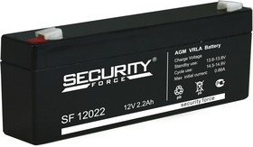 SF12022, Аккумулятор свинцовый 12В-2.2 Ач, 178*35*60мм