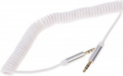 PL1029, Кабель 3.5" Jack (M) - 3.5" Jack (M) витой, 2м, белый