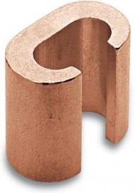 C25-C25 С образный зажим с полированной поверхностью, сечение проводников 25 -- 25-16 мм²