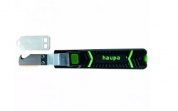Стриппер Haupa для кабельной оболочки 8-28 мм, с лезвием в форме крюка, HA-200031