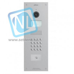IP вызывная панель видеодомофона Dahua DHI-VTO1210C-X 1.3Мп, IP 53, ИК подсветка до 1м, врезной монтаж