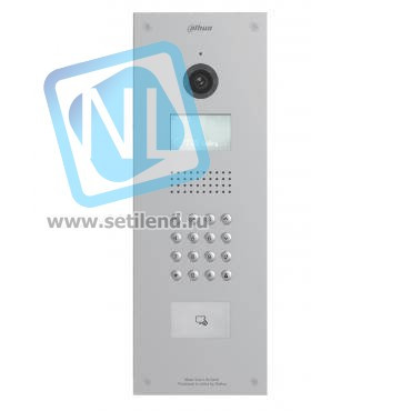 IP вызывная панель видеодомофона Dahua DHI-VTO1210C-X 1.3Мп, IP 53, ИК подсветка до 1м, врезной монтаж
