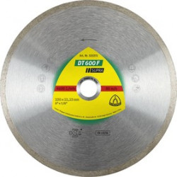 Круг алм. KLINGSPOR DT 600 F SUPRA 125 X 1.6 X 22 (325369) Ф125х1.6х22мм сплошной