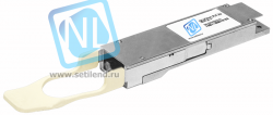 Двухволоконный модуль, QSFP+ 40GBASE-LR4, разъем LC, дальность до 20км (7dB)