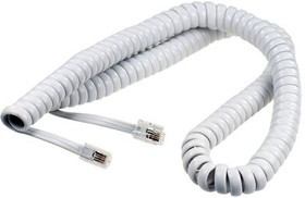 PL1216, Шнур витой трубочный 7м, белый