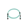 Патчкорд оптический MPO/UPC FF MM (50/125 OM4), 8 волокон, 1 метр (Cross)