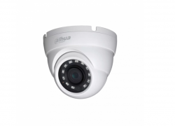 HDCVI купольная мини камера DH-HAC-HDW1000MP-0280B 1Мп, фикс. объектив 2.8мм, ИК до 30м, DWDR, DC12В, IP67