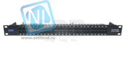 Патч-панель телефонная SNR, Cat. 3, 19", 1U, 50 портов