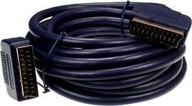411-075, Scart- Scart 21pin, PROF 5.0м