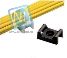 ATM-1-B, Крепеж под винт, держатель стяжки, черный (100шт.)