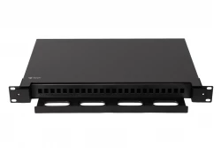 Кросс оптический 19" (ШКОС) на 24 порта SC/LC, выдвижной, 1U, черный