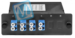 Кассета одномодовая распределительная MPO на 8LC/UPC портов