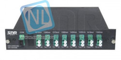 Мультиплексор CWDM одноволоконный 16-канальный для BIDI CWDM SFP (Tx/Rx:1310-1610нм), APC-полировка