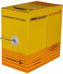 01-0148-3, Кабель FTP 4PR 26AWG, CCA, CAT5 (бухта 305 м)